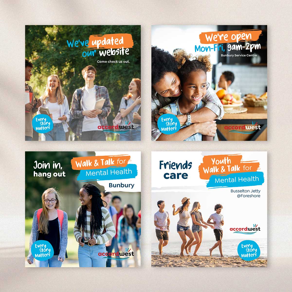 AccordWest social tiles