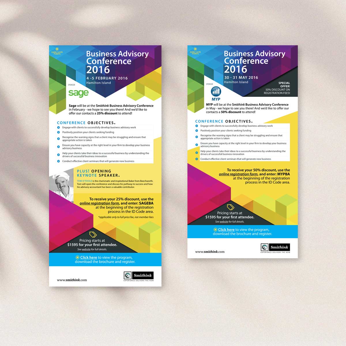 Smithink Event Email Campaign