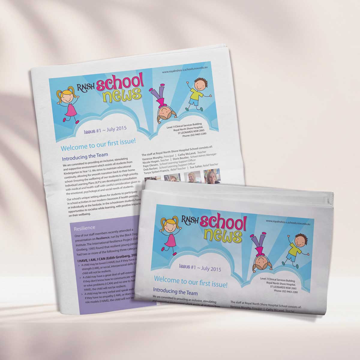 Royal North Shore Hospital School Newsletter